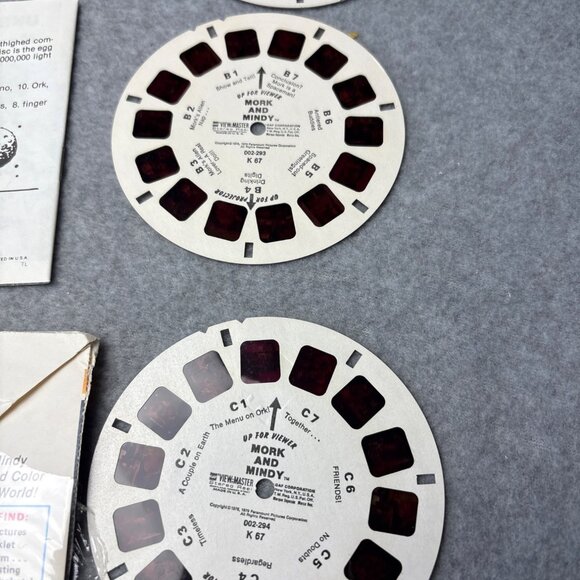 GAF View-Master Showtime Mork & Mindy 3-Reel Set Booklet Mail Order Form 1979 - Picture 12 of 16